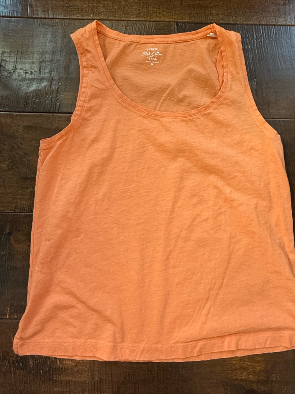 J. Crew Coral Orange Tank Top